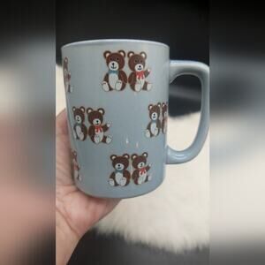 Rare vintage Otagiri Japan Teddy Mug coffee cup retro